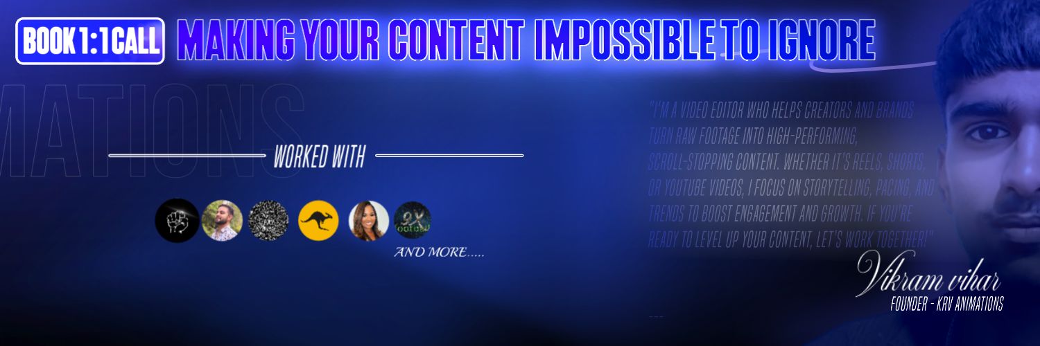 KRV Animations 🛡️ banner
