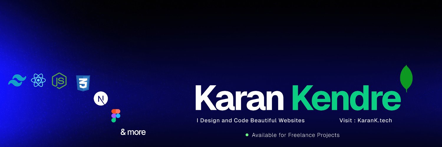 Karan Kendre's banner