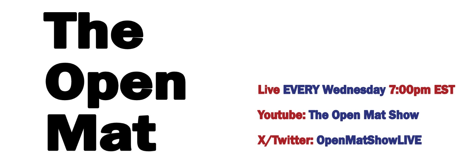 The Open Mat Show banner