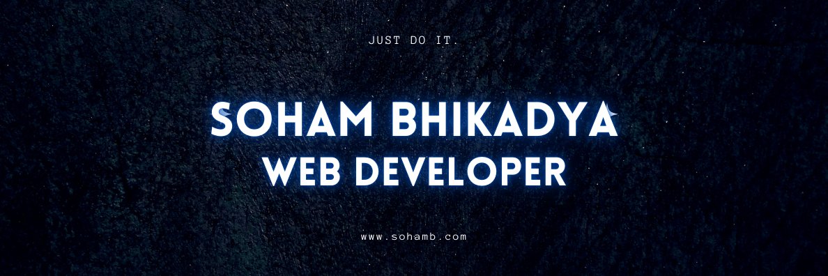 SohmmDev's profile banner image