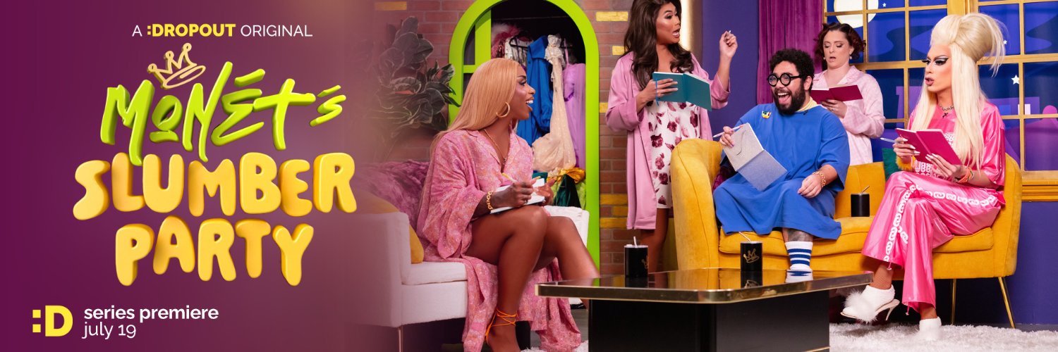 Monet's Slumber Party banner