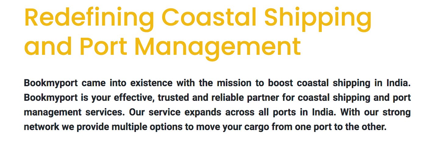 bookmyport's profile banner image