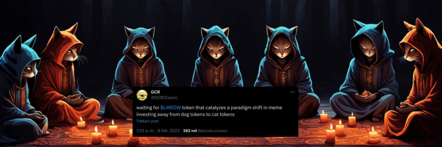 $LMEOW on Solana banner