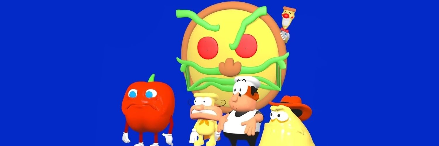 Pizza Tower Screaming banner