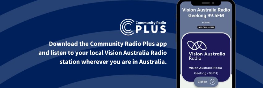 Vision Australia Radio banner