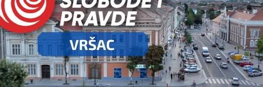 Stranka slobode i pravde Vršac's banner