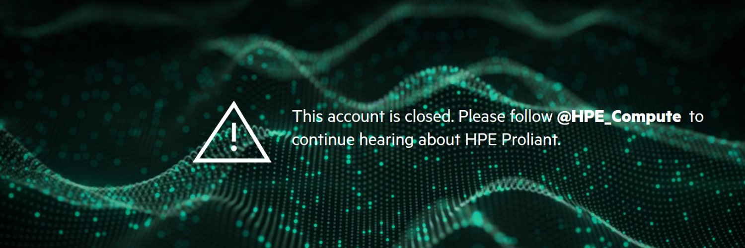 HPE ProLiant banner