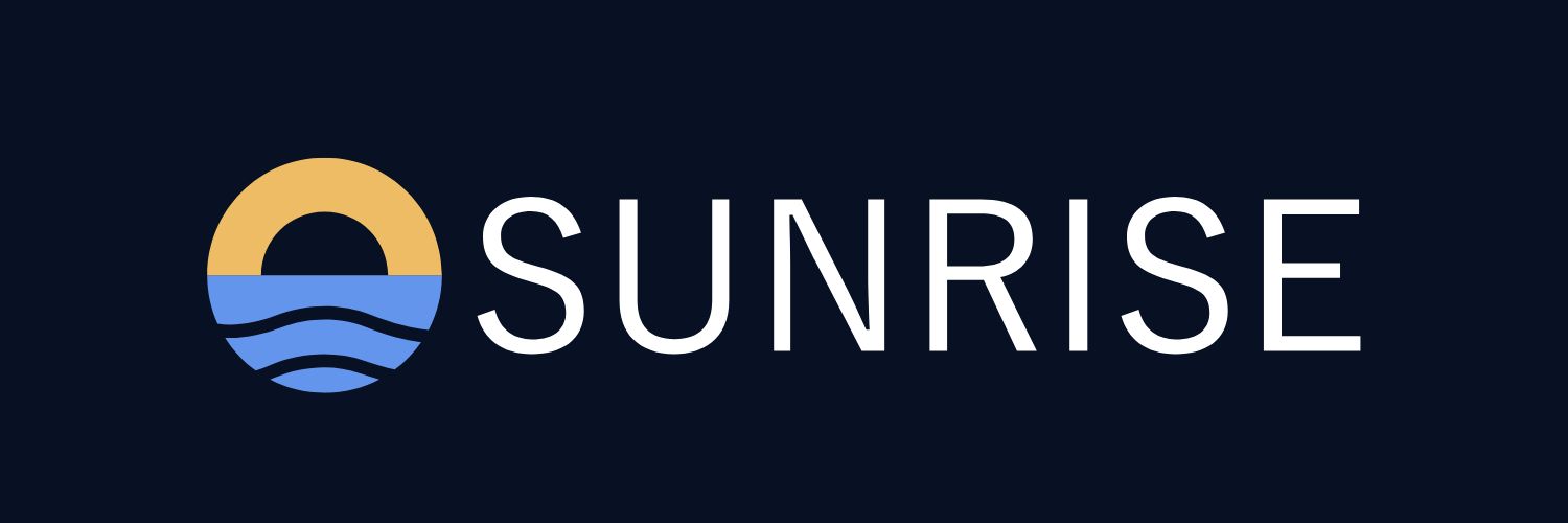 Sunrise's banner