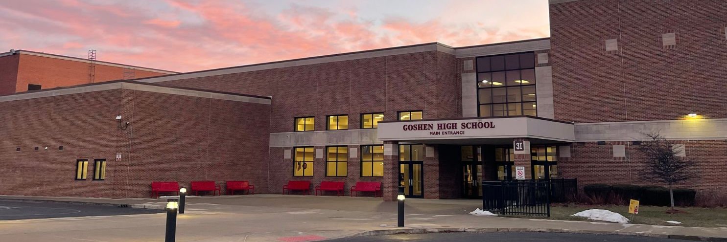 Goshen High School banner
