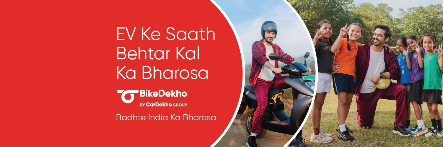 bikedekho's profile banner image