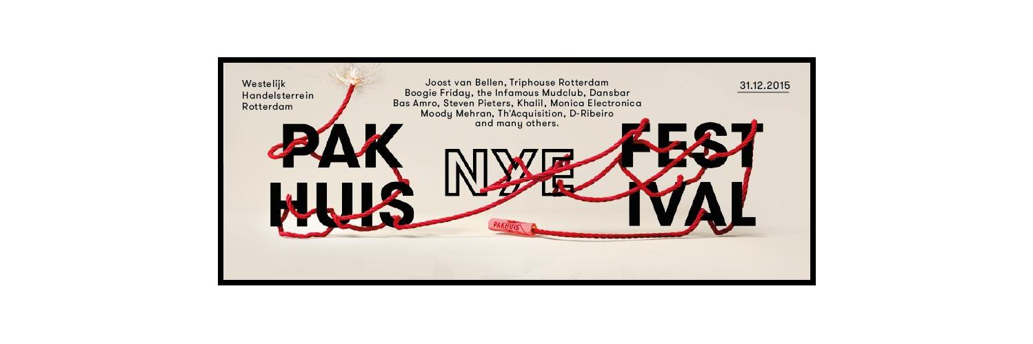 Pakhuis NYE Festival banner