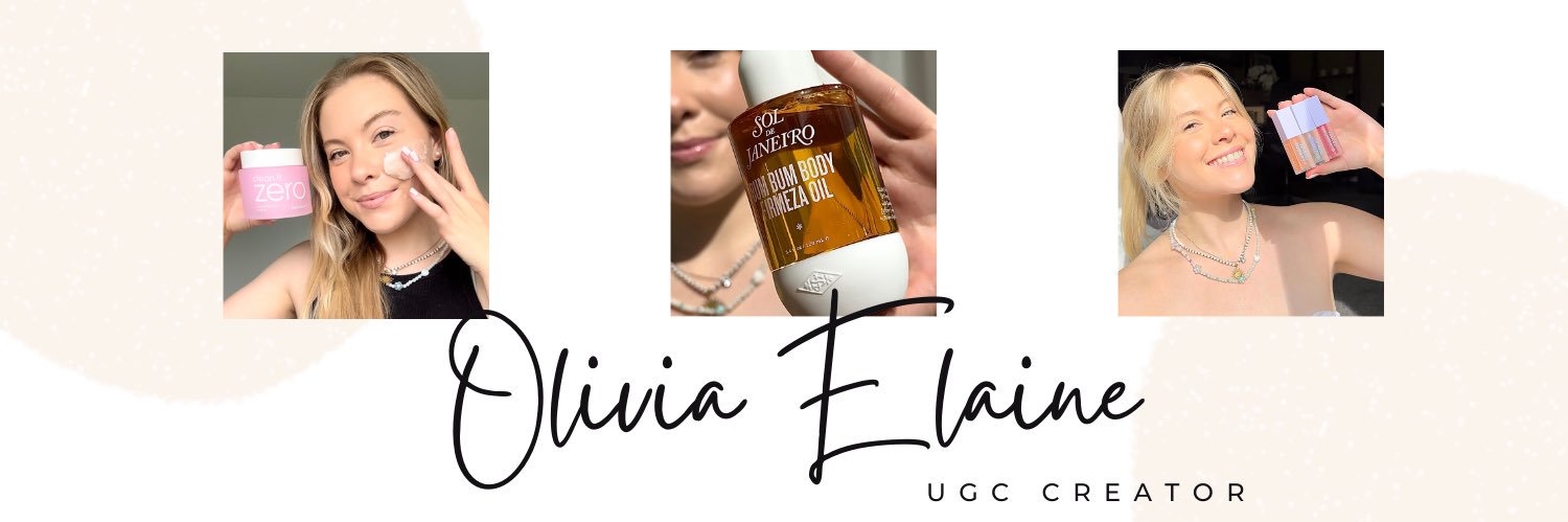 Olivia Elaine | UGC Creator banner