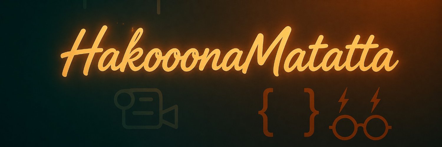 HakooonaMatatta's profile banner image