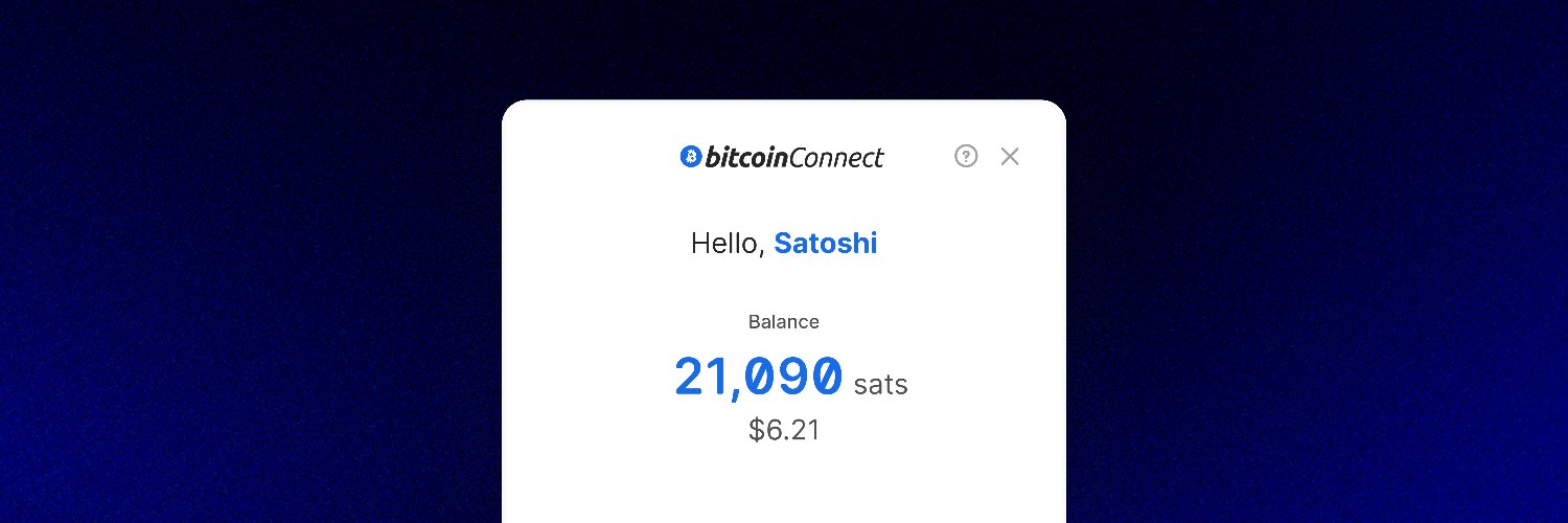 Bitcoin Connect's banner
