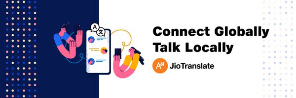 JioTranslate Profile Banner