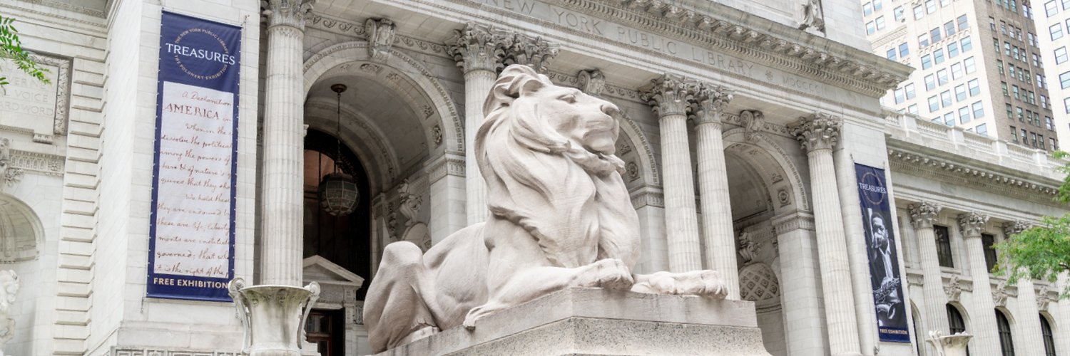 NY Public Library's banner