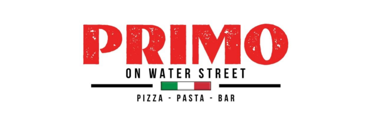 Primo on Water Street banner