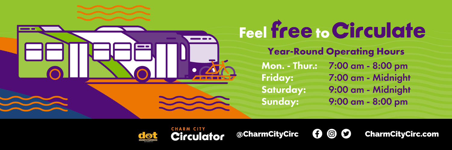 Charm City Circulator Profile Banner