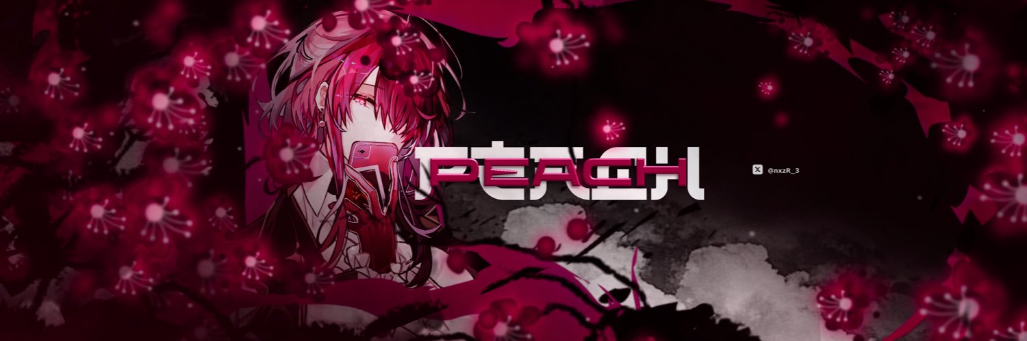 ♛ぴーちᝏː banner