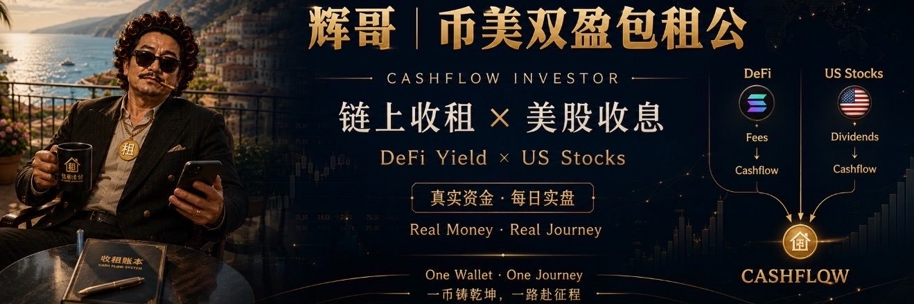 辉哥｜币美双盈包租公🏠 的主页横幅