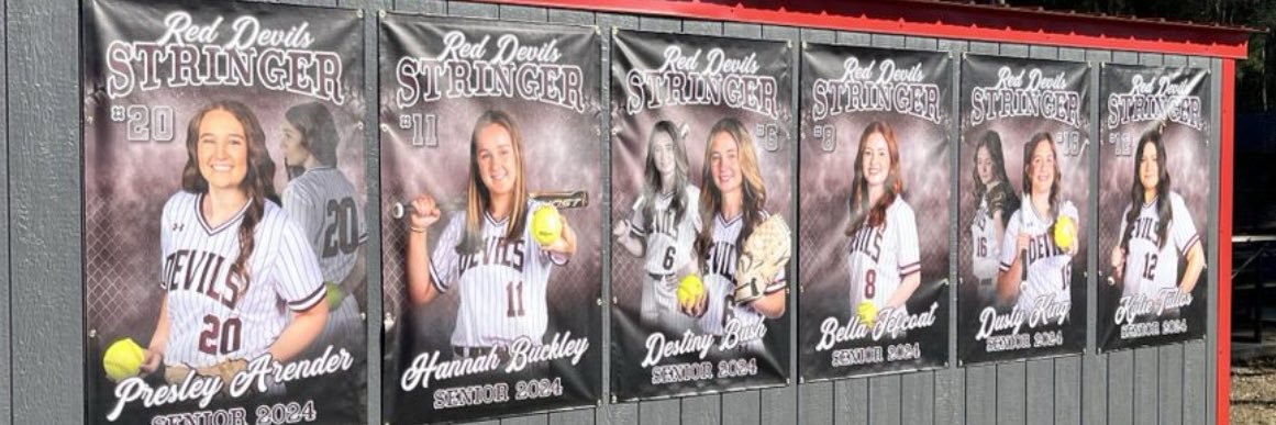 Stringer Lady Devils Softball banner