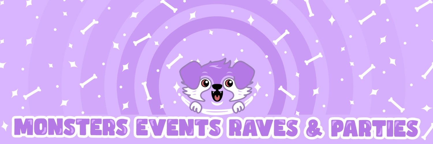 Monsters Events Raves & Parties banner