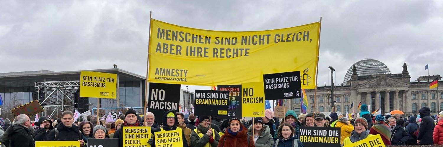 Amnesty Deutschland Profile Banner
