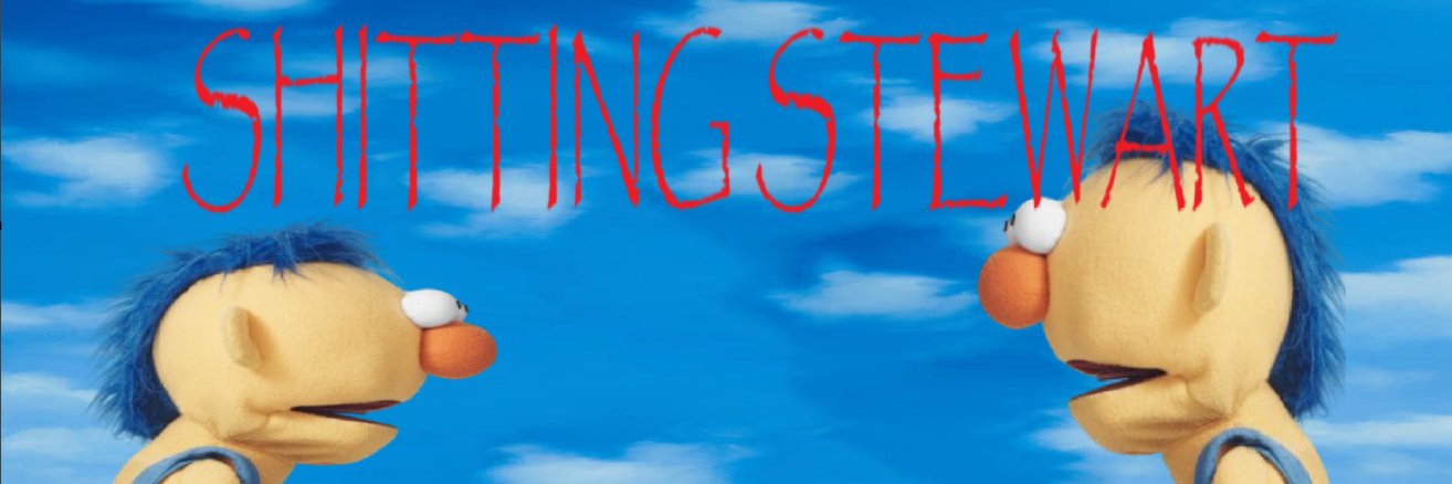 shitting stewart's banner
