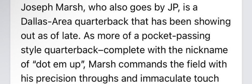 Joseph “THE SHOW” Marsh. banner