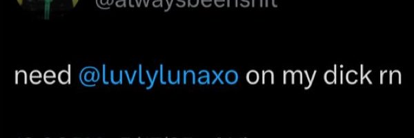 luvlylunaxo Profile Banner
