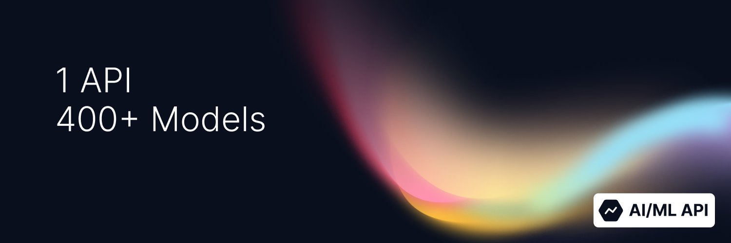 AI/ML API banner