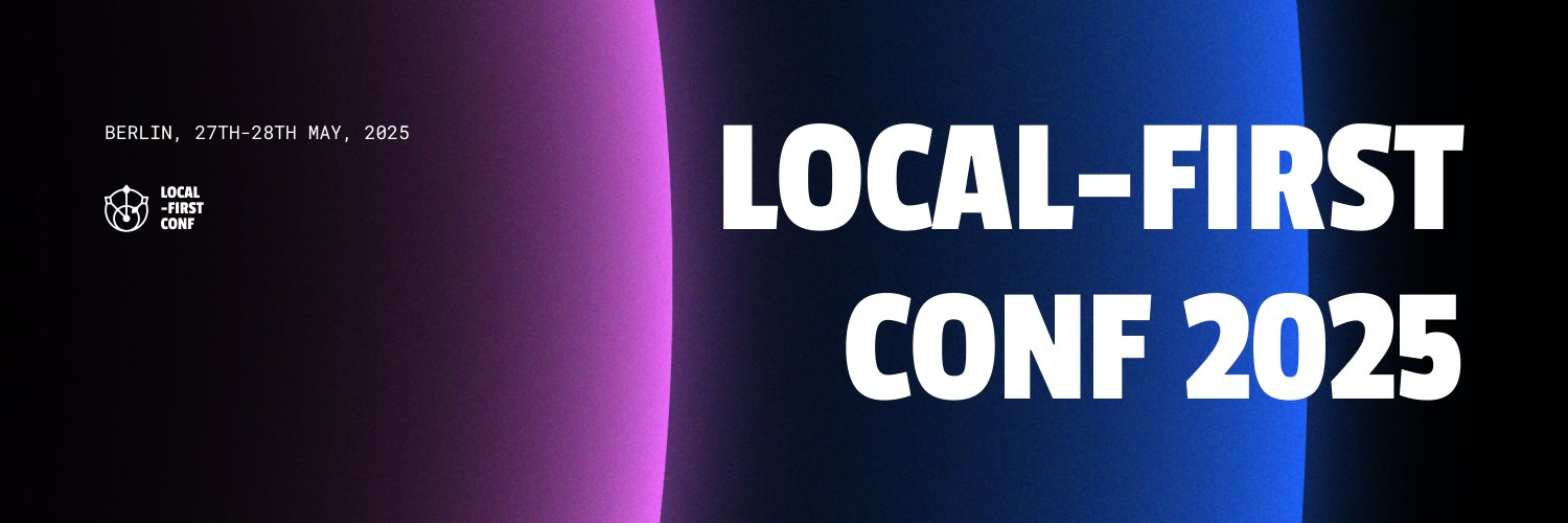 Local-First Conf's banner