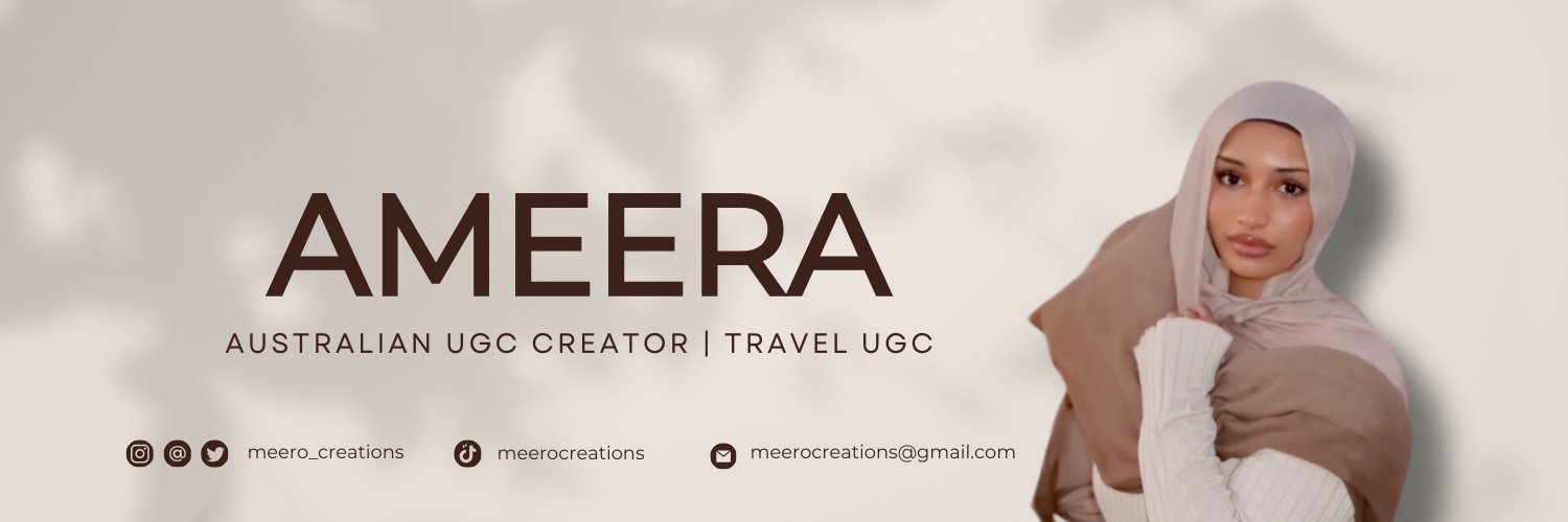 Ameera | Travel UGC | Australia banner