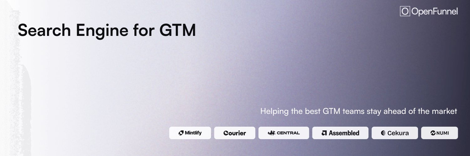 OpenFunnel (YC F24) banner