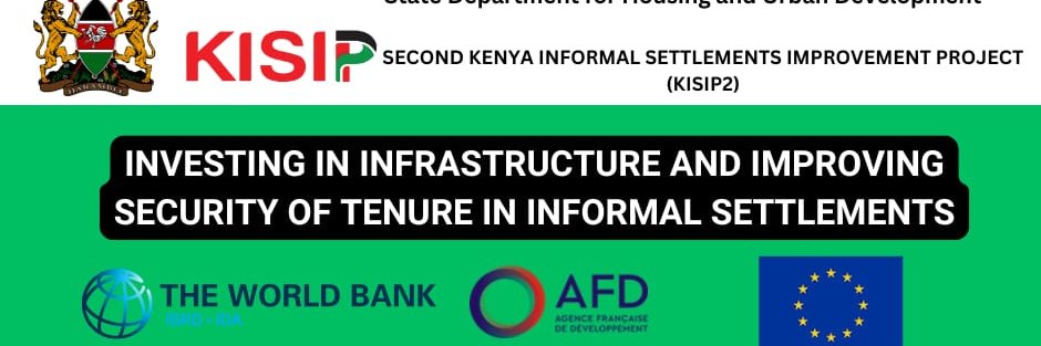 Kenya Informal Settlements Improvement Project's banner