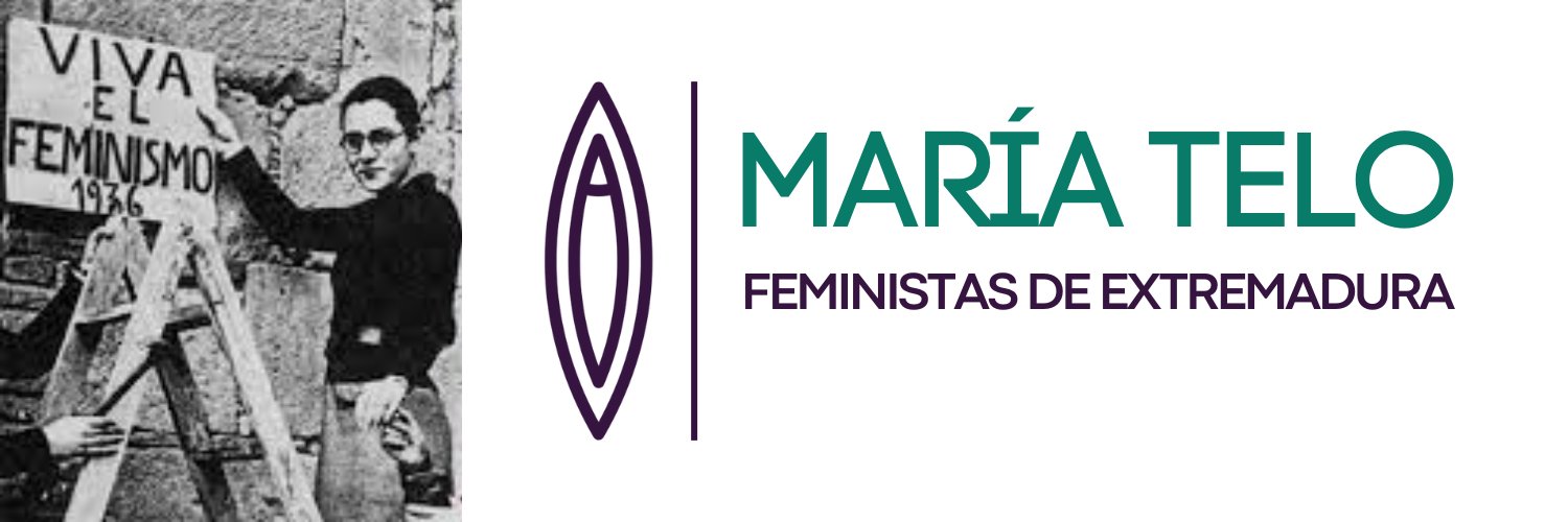 María Telo Feministas de Extremadura banner
