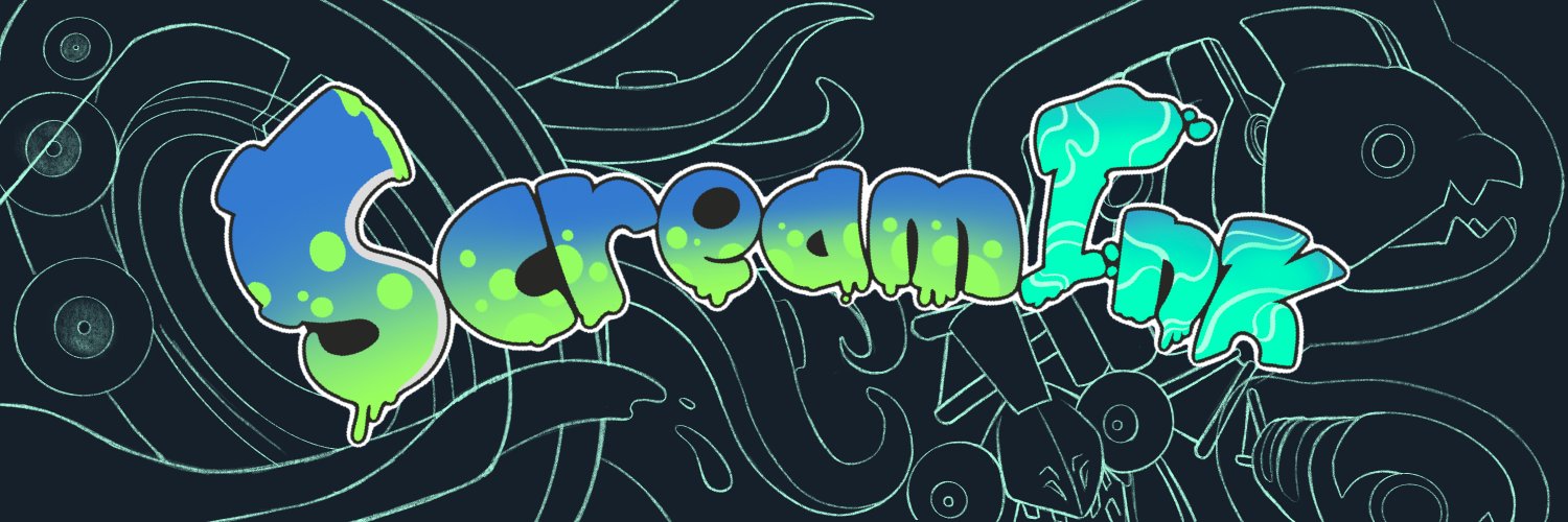ScreamInk | Splatoon horror zine | Released!'s banner