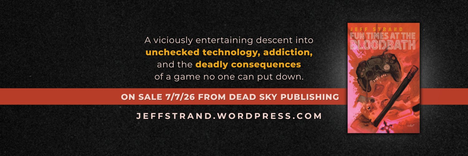 Jeff Strand 🍅 banner