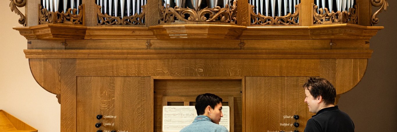Royal Birmingham Conservatoire Organ Department banner