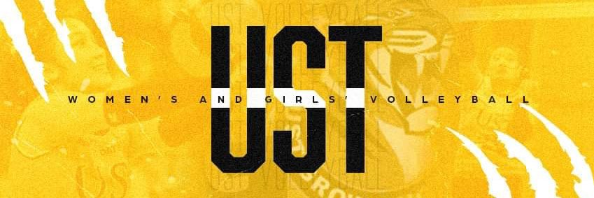 UST Women's and Girls' Volleyball banner