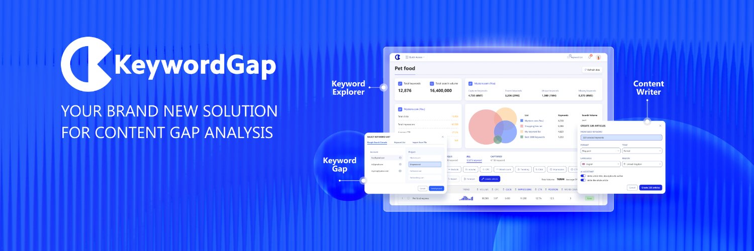 keywordgap's profile banner image