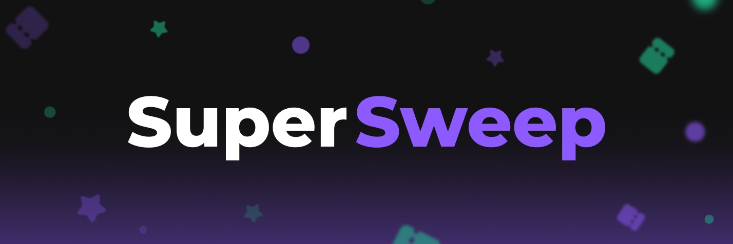 SuperSweep banner