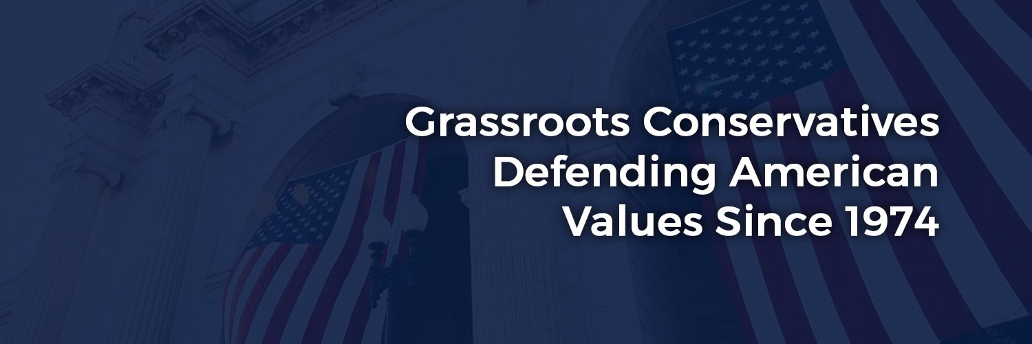 The Conservative Caucus's banner
