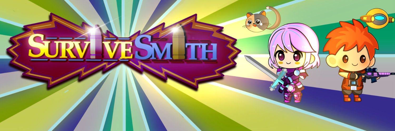Survivesmith -Wishlist now on Steam! (Link in BIO) banner