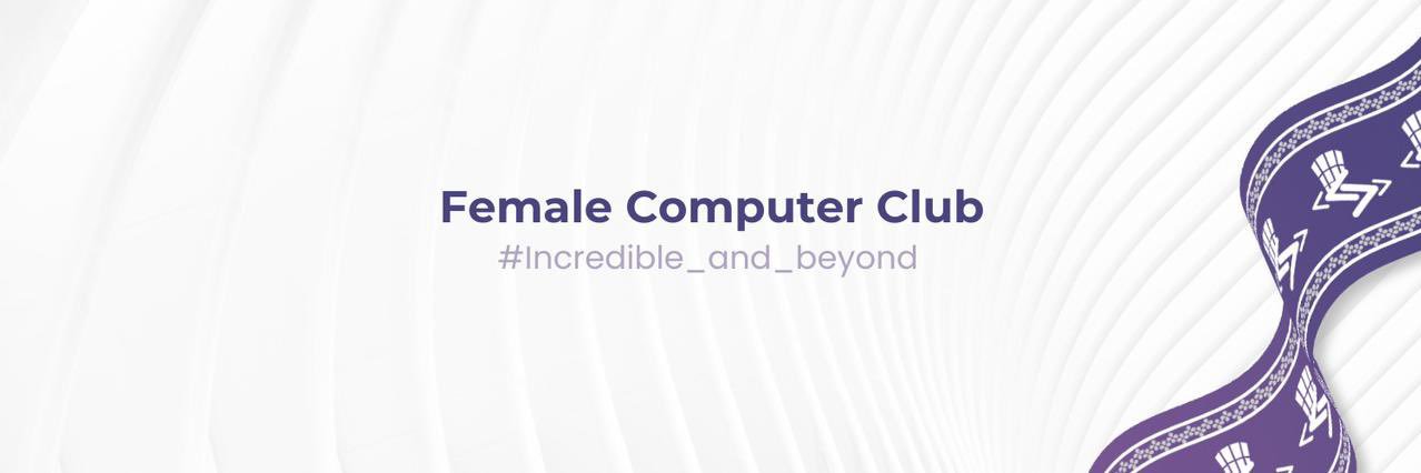 Female Computer Club banner