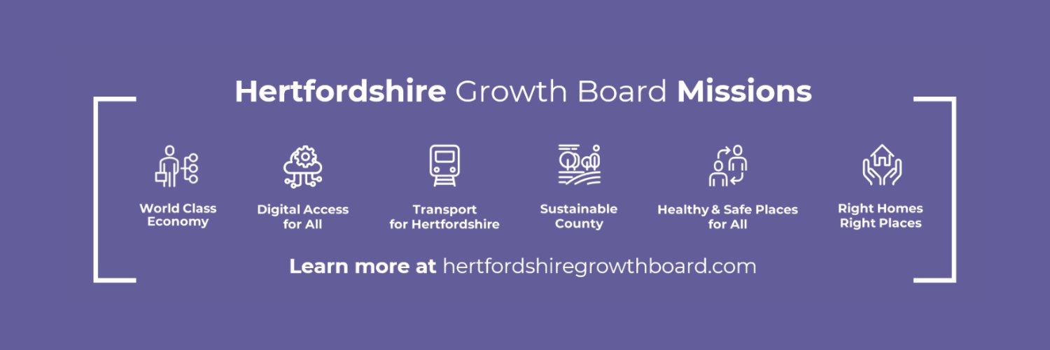 Hertfordshire Growth Board banner