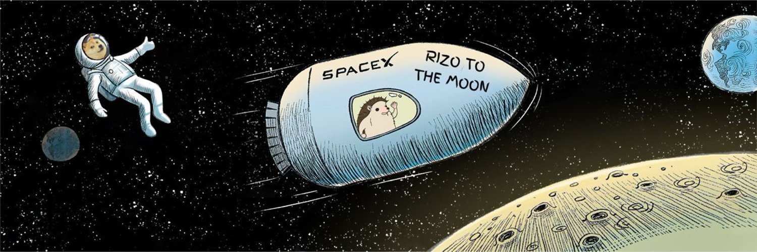 RIZO - Elon Musk's Favorite Hedgehog Profile Banner