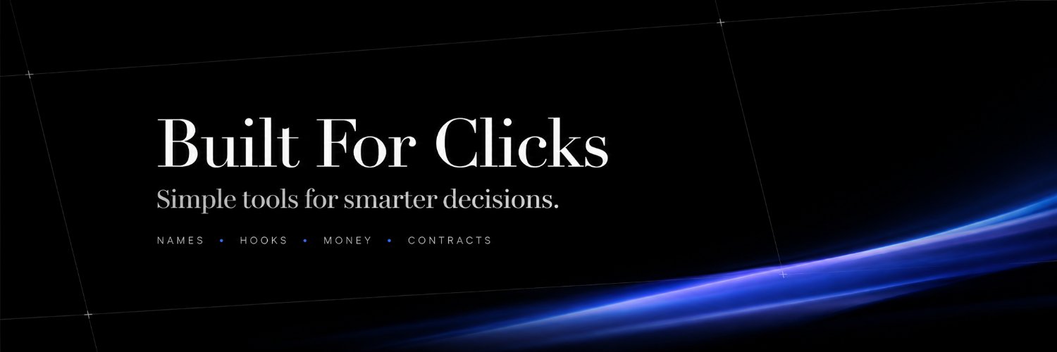 BuiltForClicks's profile banner image