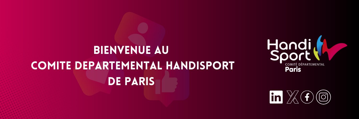 Comité départemental Handisport de Paris banner