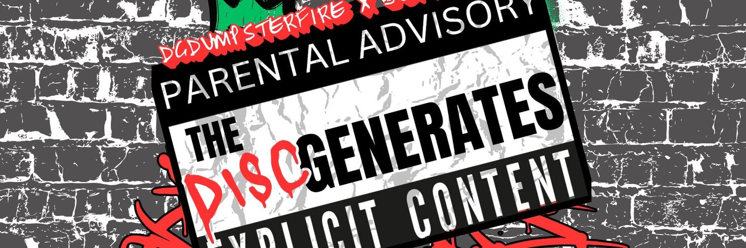 Disc Golf Dumpster Fire banner